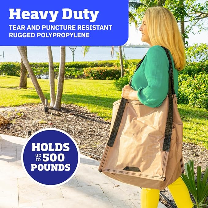 DURASACK 4-Piece Heavy Duty All-Purpose Tote Bags and Potting Mat