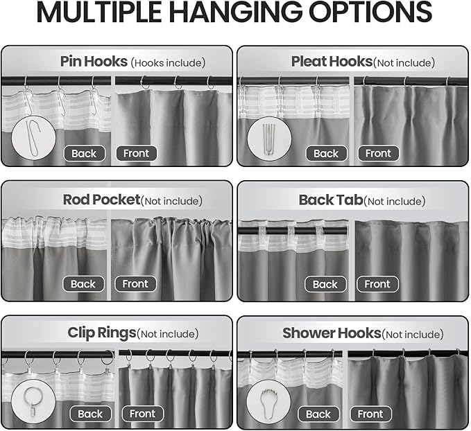 Extra Wide Blackout Curtains Room Separator
