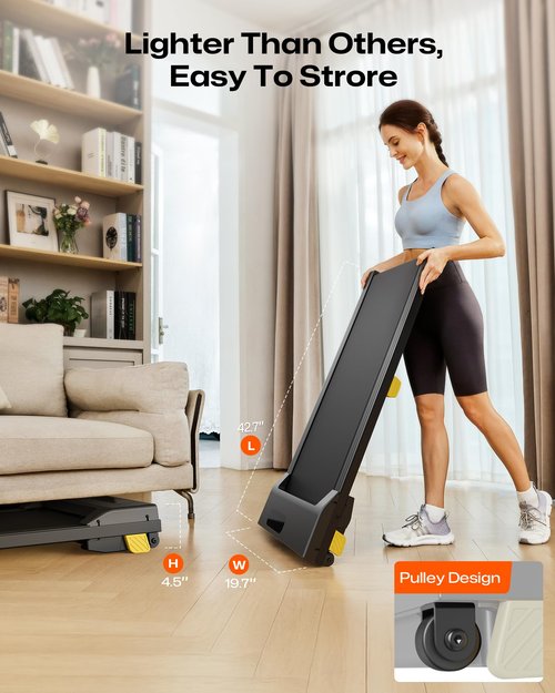 Walking Pad, Compact Under Desk Treadmill for Home, 3 in 1 Portable Treadmill with Remote Control, Walking Pad for Home and Office