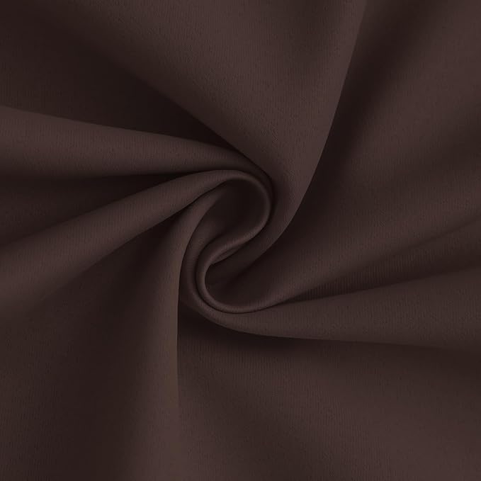 Yakamok 100% Blackout Curtain Panels 84 inches Cold and Light Blocking Drapes