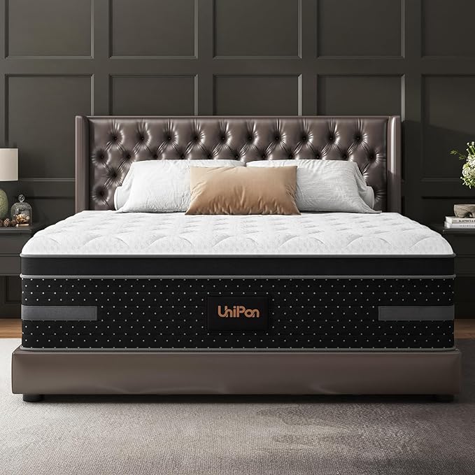 Full Mattress 14 Inch, Premium Hybrid for Back Sleep and Pain Relief with Extra Lumbar & Shoulder Support, Guest Room Bed in a Box Fiberglass Free -365 Night Trial CertiPUR-US Certified