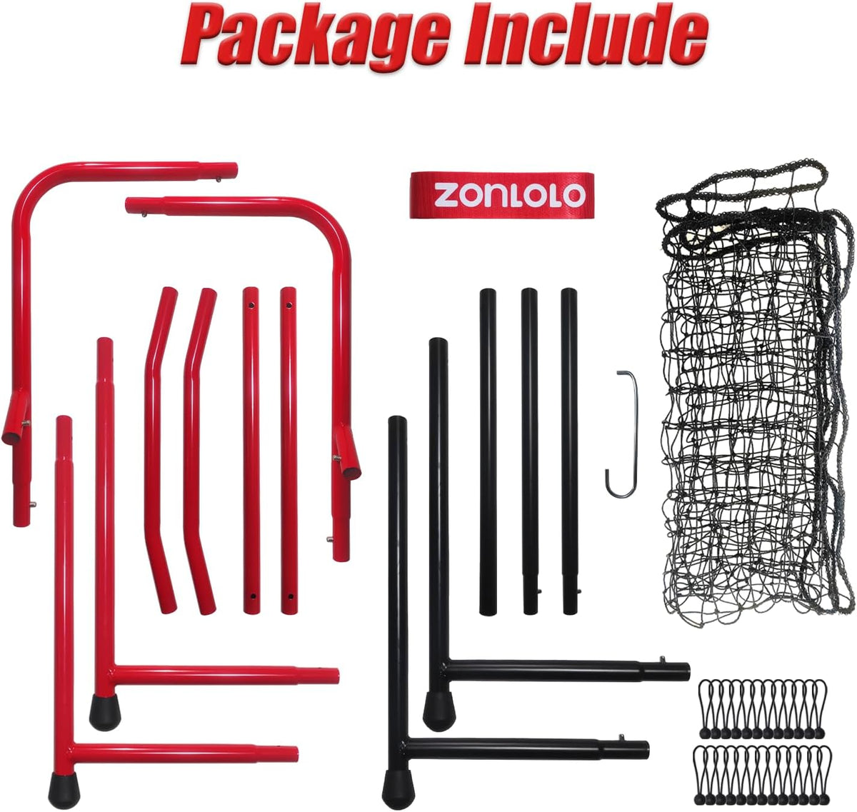 Zonlolo Baseball Pitchback Net - Adjustable Rebounder Trainer for Solo Practice | Three Angles