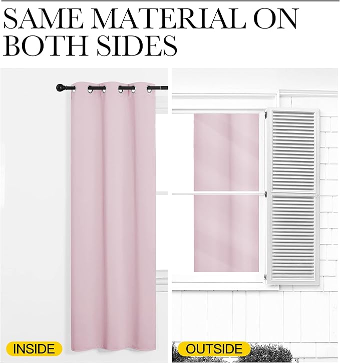 NICETOWN Blackout Curtain Panels