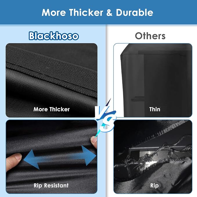 Grill Cover for Char-Broil 5/6/7 Burner Gas Grill, 72 Inch Outdoor Heavy Duty Waterproof Performance Barbecue Gas Cover for Charbroil and Smokers Up to 72 Inches Wide