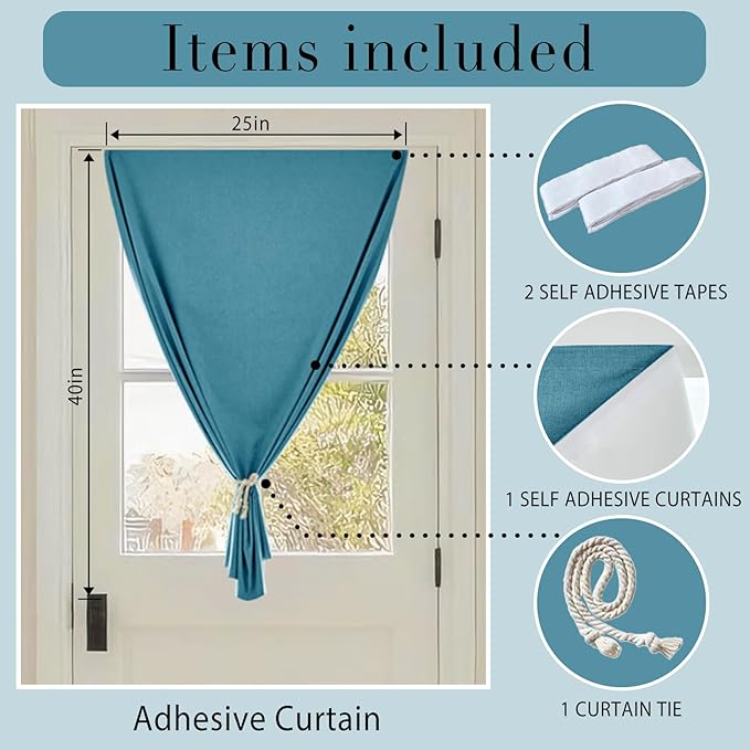 Adhesive 100% Blackout Curtain