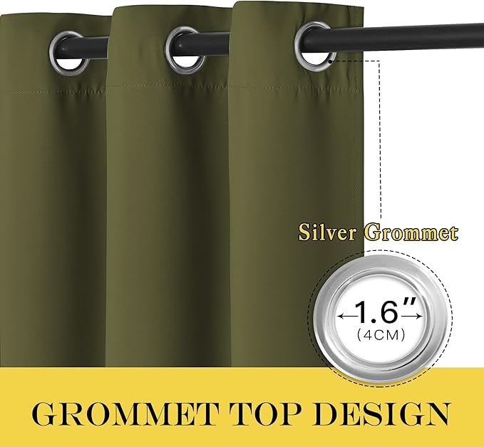 NICETOWN Window Treatment Sliding Door Curtain