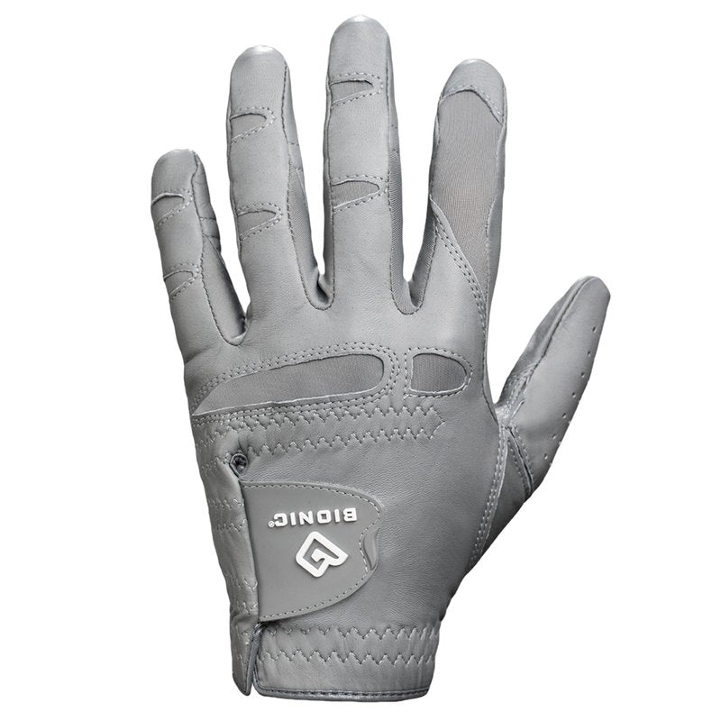 Men's StableGrip with NaturalFit 2.0 Golf Glove with Dual Expansion Thumb for Best Fit - Premium Cabretta Leather… (Gray, XX-Large, Right)