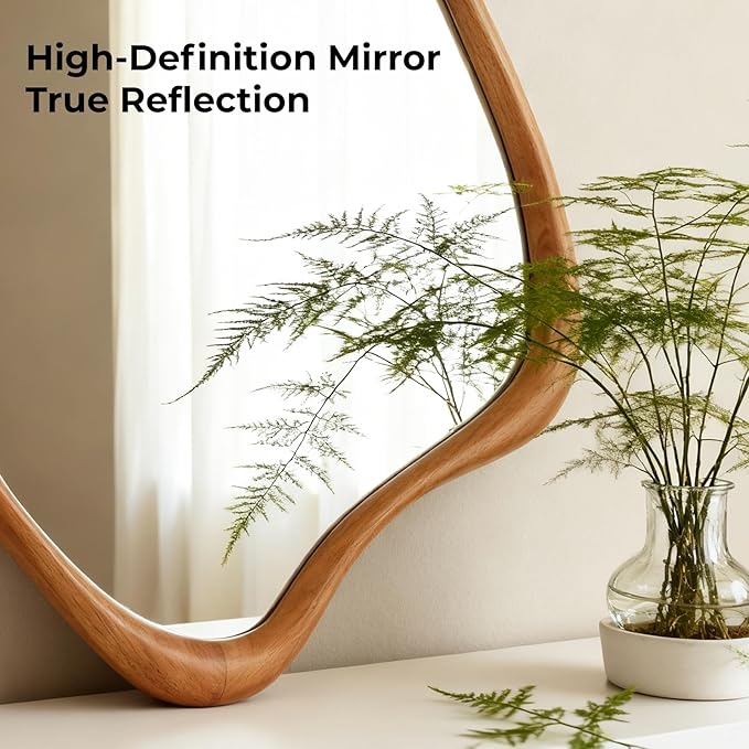 WallBeyond Asymmetrical Mirror, Irregular Wall Mirror, Wall Mirrors Decorative