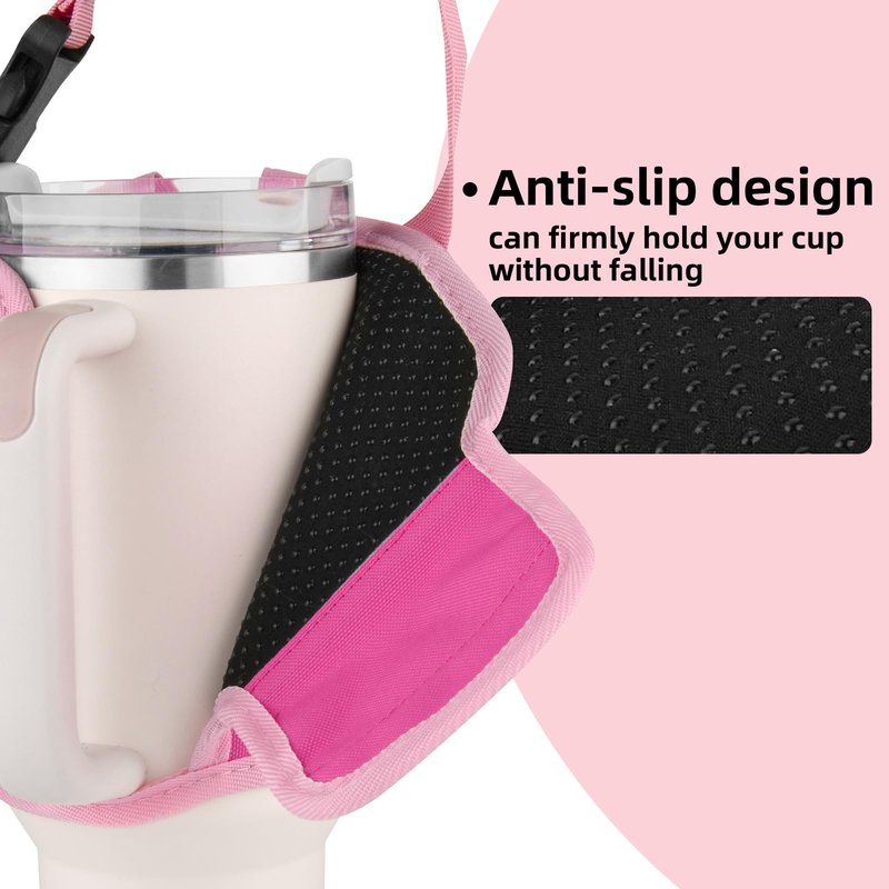Xxerciz Carrier Bag for Stanley 40 oz Tumbler with Handle, Crossbody Bag with Phone Holder Pocket, Water Bottle Bag with Adjustable Strap for Stanley Cup Accessories