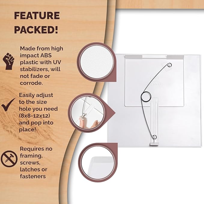 Morvat Adjustable Spring Access Panel 6"x6" Inches,