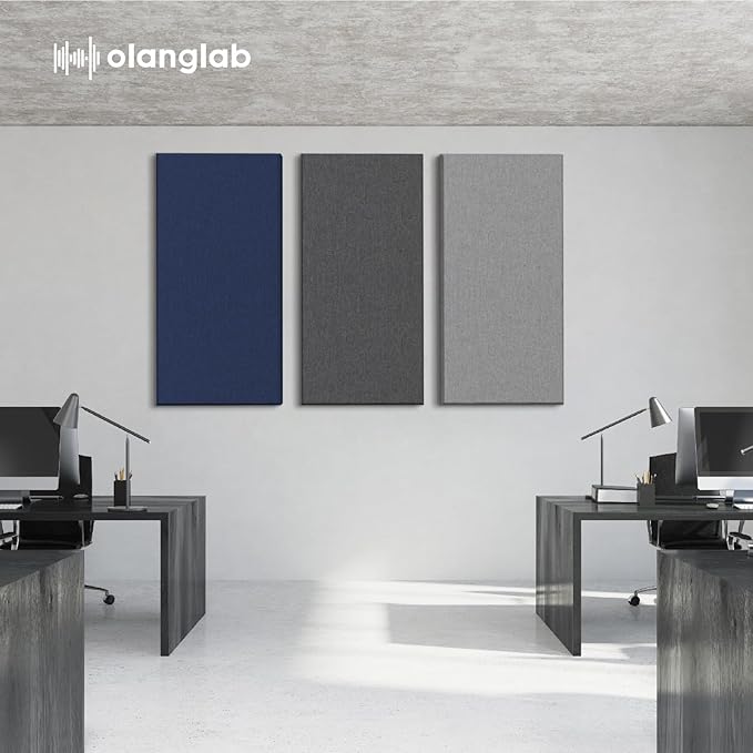 Olanglab Sound Acoustic Panels 2 Pack, Large Sound Proof Panels