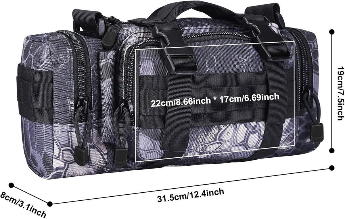 Tactical Waist Pack - G4Free Small Fanny Sling Bag with Hand Carry Handle