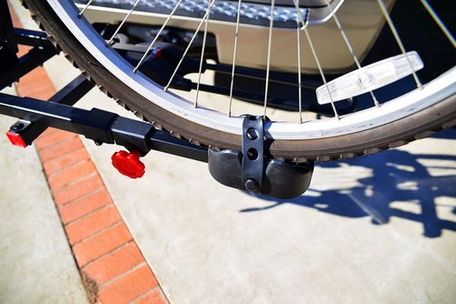 Allen Sports Deluxe 2-Bike Hitch Mount Rack - Heavy-Duty Silver/Black (Model 522RR)