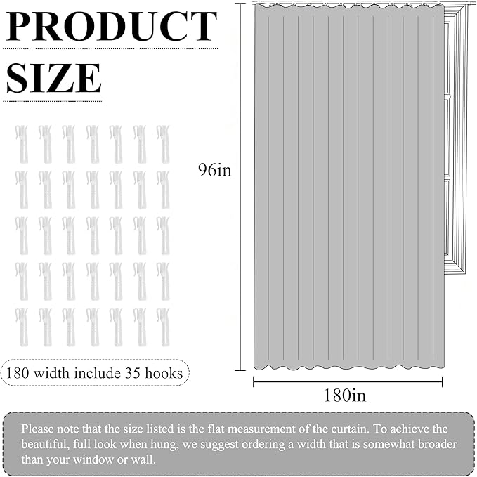 RYB HOME Total Blackout Curtain