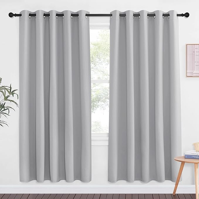 NICETOWN Blackout Door Curtain Drape