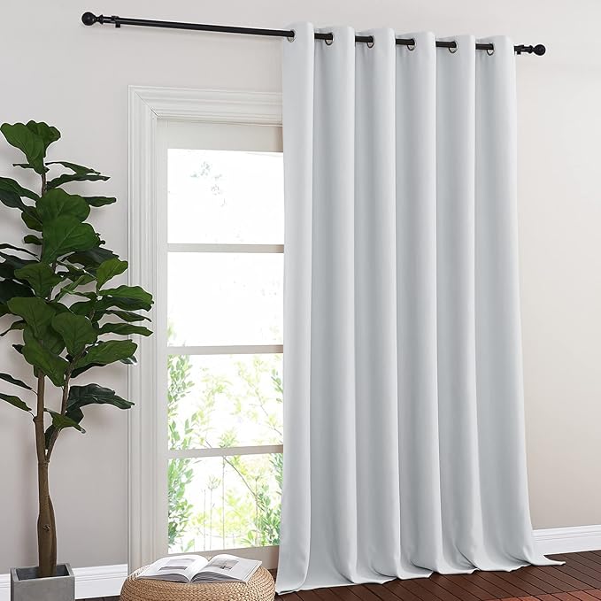 NICETOWN Patio Door Curtain Room Darkening Drapes, Grommet Top Light Blocking