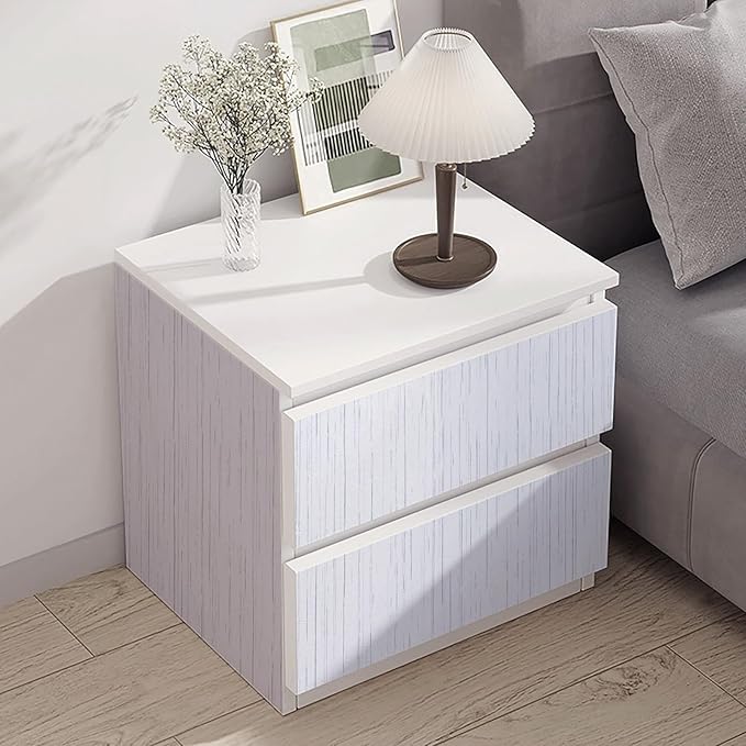 White Grasscloth Peel and Stick Wallpaper Vintage Texture Removable Waterproof