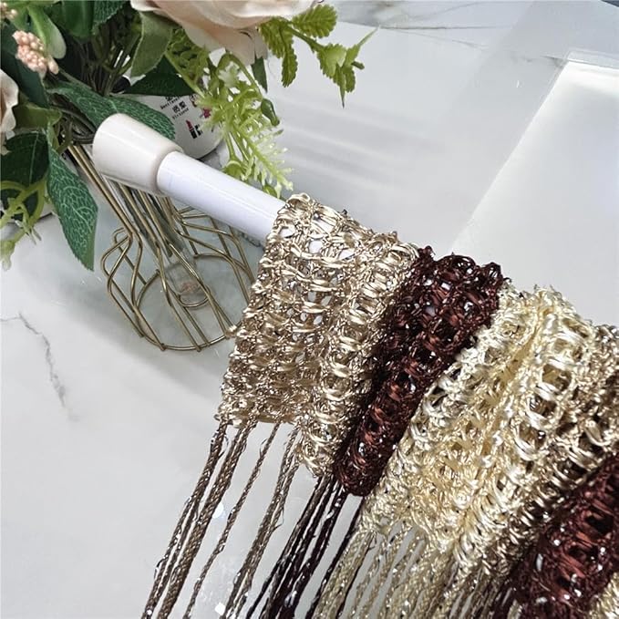 ave split Decorative Door String Curtain Wall Panel Fringe Window Room Blind