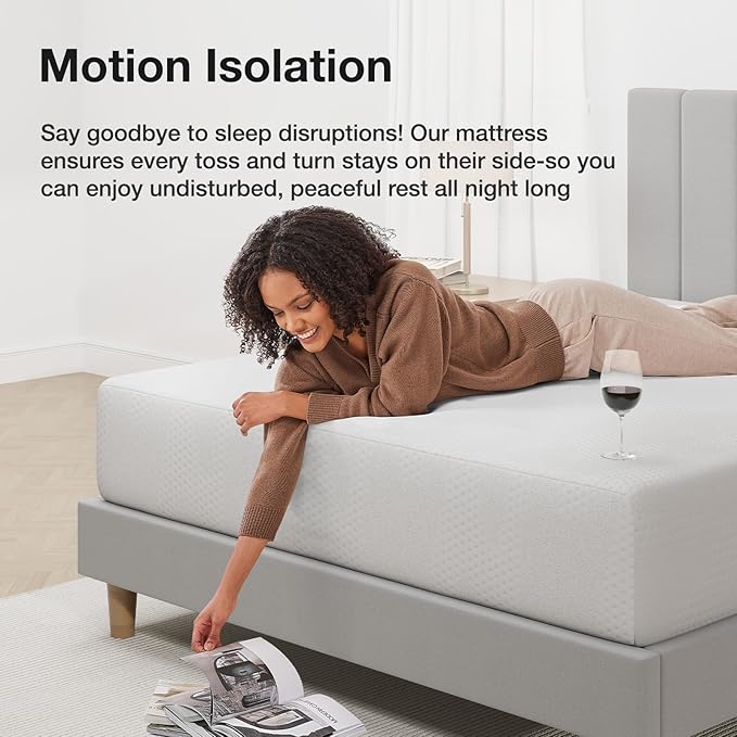 Novilla Twin XL Mattress, 12 inch Gel Memory Foam Mattress with Comfort Foam for Cooling Night Sleep, Comfort Support and Pressure Relief, CertiPUR-US Certified