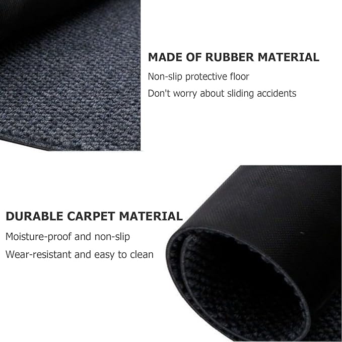 2 Pack Urinal Mat for Men's Restroom, Washable Bathroom Urinal Pads, Water Absorbent Pee Pad, Professional Non-Slip Urinal Floor Mats for Commercial Restrooms