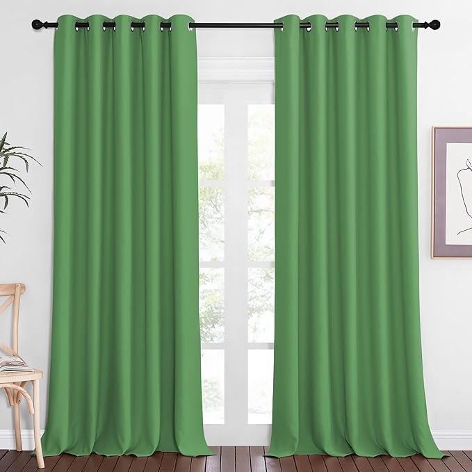 NICETOWN Sliding Door Window Treatment Blackout Patio Door Curtain Panels