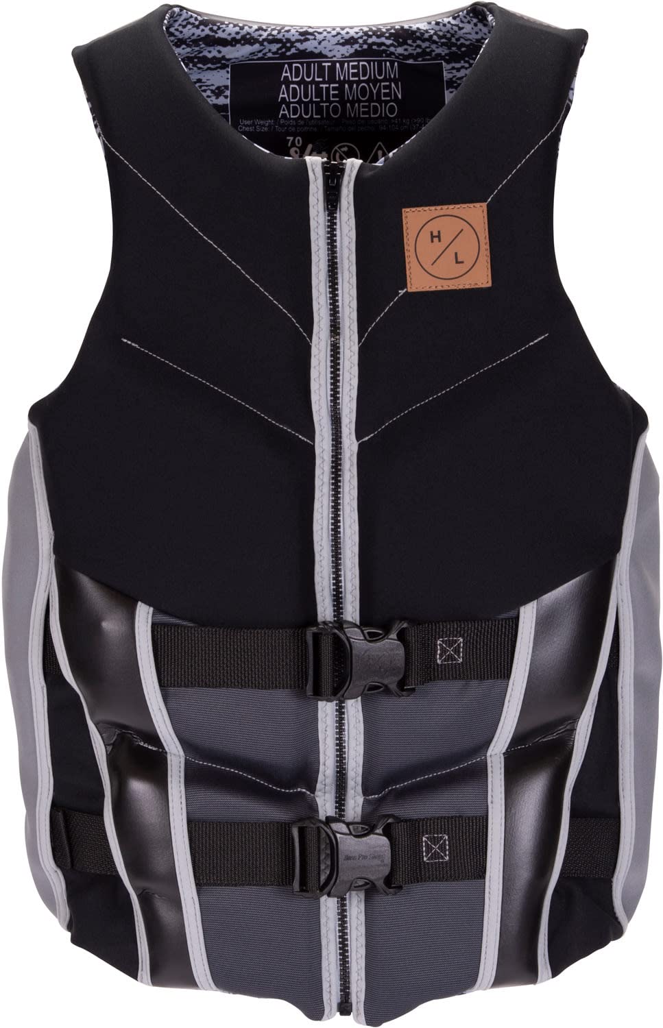 Hyperlite Domain CGA Mens Wakeboard Vest Black/White Sz S