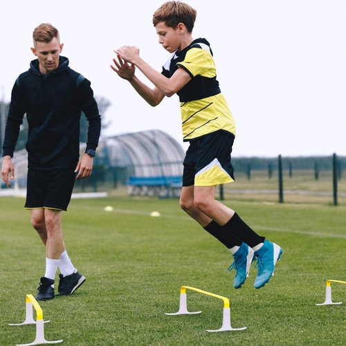Meister ZoomFlex Agility Hurdles - Modular Speed Training with Carry Bag for Enhanced Performance