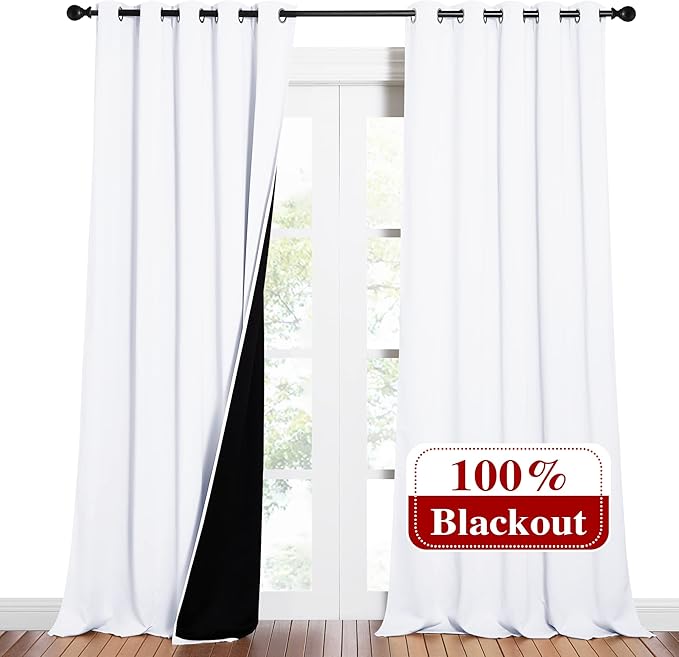 NICETOWN Full Shading Cold Blocking Curtains