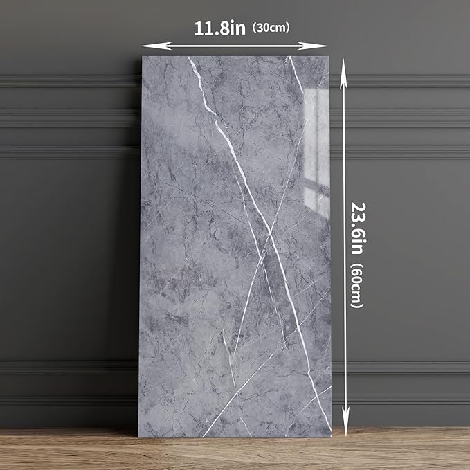 Haimin Wall Panels Peel and Stick 10 Pieces 23.6x11.8in Lightweight Backsplash