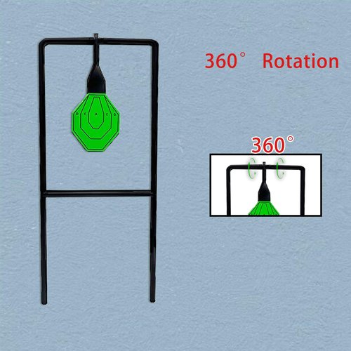 Metal Target, Backyard BB Target, Automatic Reset, Round, Iron, Portable Design, Suitable for Home Garden, Lawn, Farm, Patio, Backyard(Round)