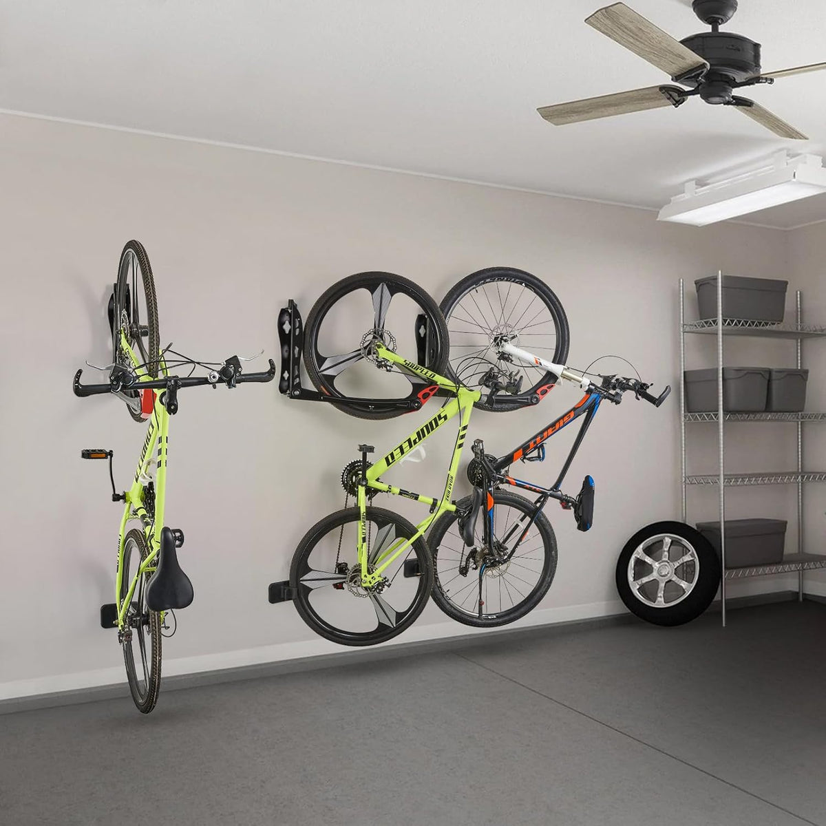 Ultrawall BIKEPAL Swivel Bike Rack - Easy Wall-Mounted Storage Solution for Home & Garage