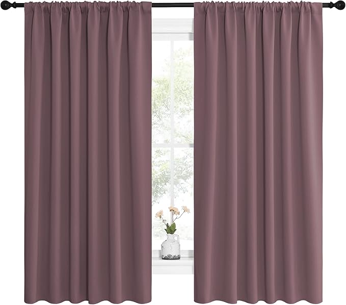 NICETOWN Blackout Curtains for Bedroom, Home Decorations Thermal Insulated