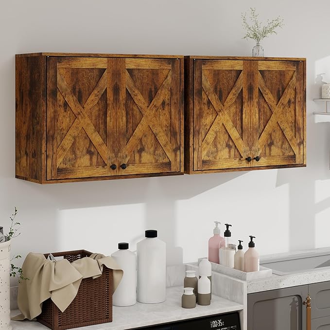 YOURLITE Laundry Cabinet, Medicine Cabinet, Bathroom Kitchen Storage Wall