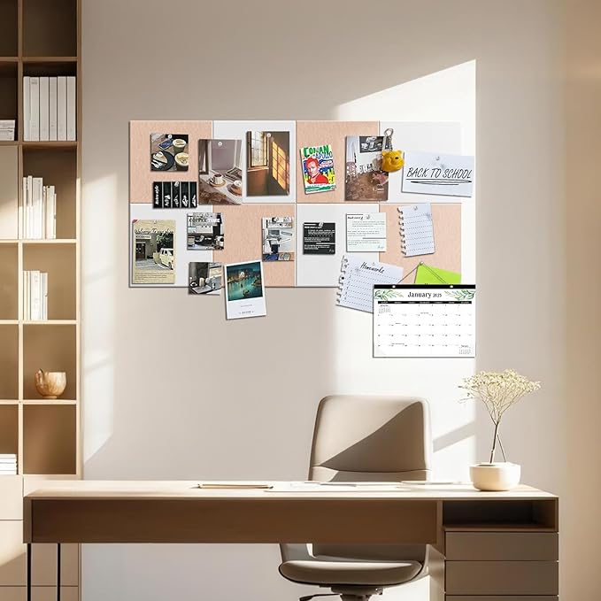 TSJOFFICE Large Cork Board for Wall