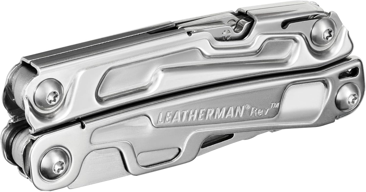 Rev Pocket Multitool by LEATHERMAN - Compact Stainless Steel Tool with Package Opener & Screwdrivers