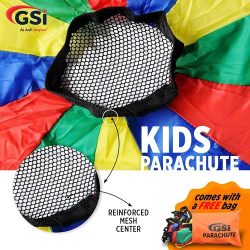 GSi Parachute - Durable 12ft & 6ft Parachute for Outdoor Fun and Adventure