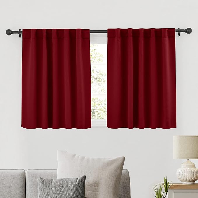 RYB HOME Bathroom Curtains Blackout