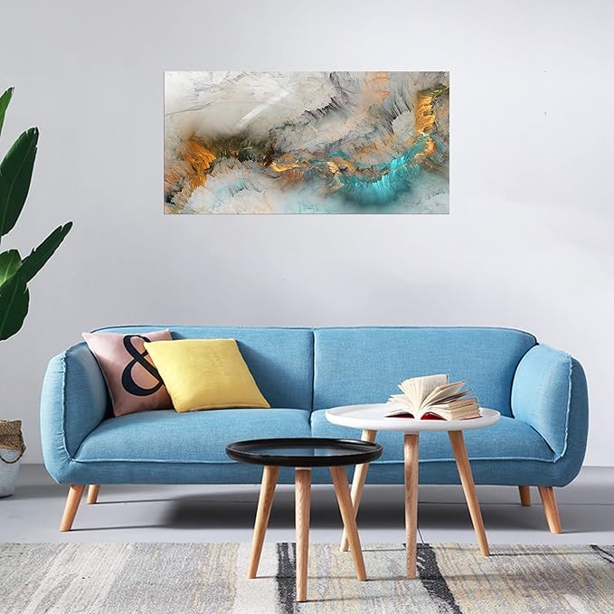 XXMWallArt FC3262 Abstract Canvas Wall Art Fancy Paint Canvas Print Painting Artwork for Living Room Bedroom Kitchen Home and Office Wall Decor