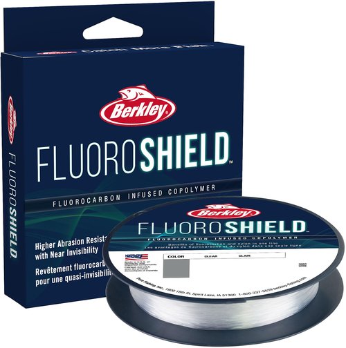 Berkley FluoroShield™, Clear, 12lb | 5.4kg, 300yd | 274m Fishing Line, Suitable for Freshwater Environments