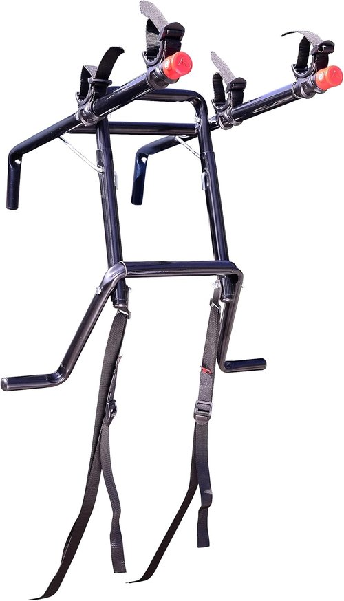 Allen Sports Deluxe 2-Bike Spare Tire Rack - Heavy-Duty Black Bicycle Carrier