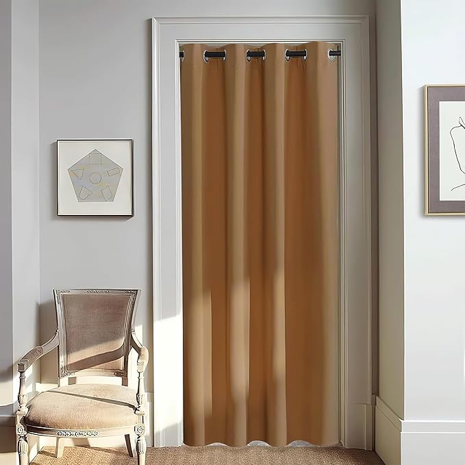 NICETOWN Door Curtain for Closet Doors 80 Inches Long 1 Panel, Room Divider