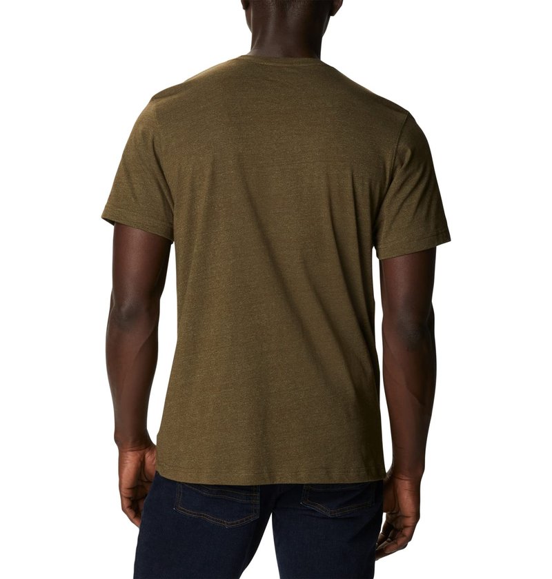 Columbia Men's Thistletown Hills Short Sleeve, Olive Green/Savory, 4X Big