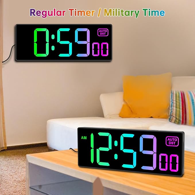 Soobest Digital Wall Clock
