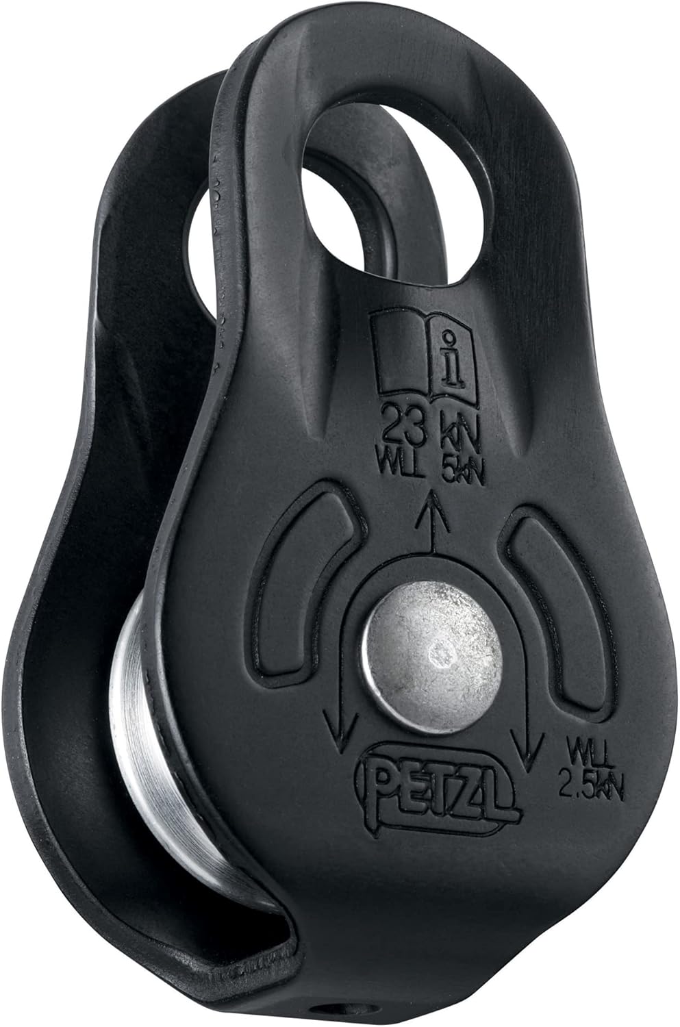 Petzl FIXE Compact Pulley for Hauling & Rigging - Versatile Fixed Side Plates