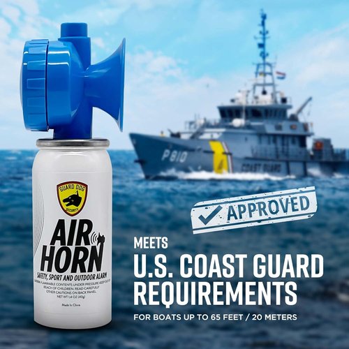 Guard Dog Security Air Horn - Powerful Handheld Mini Horn for Safety | 1-Mile Sound Blast, 1.4 oz