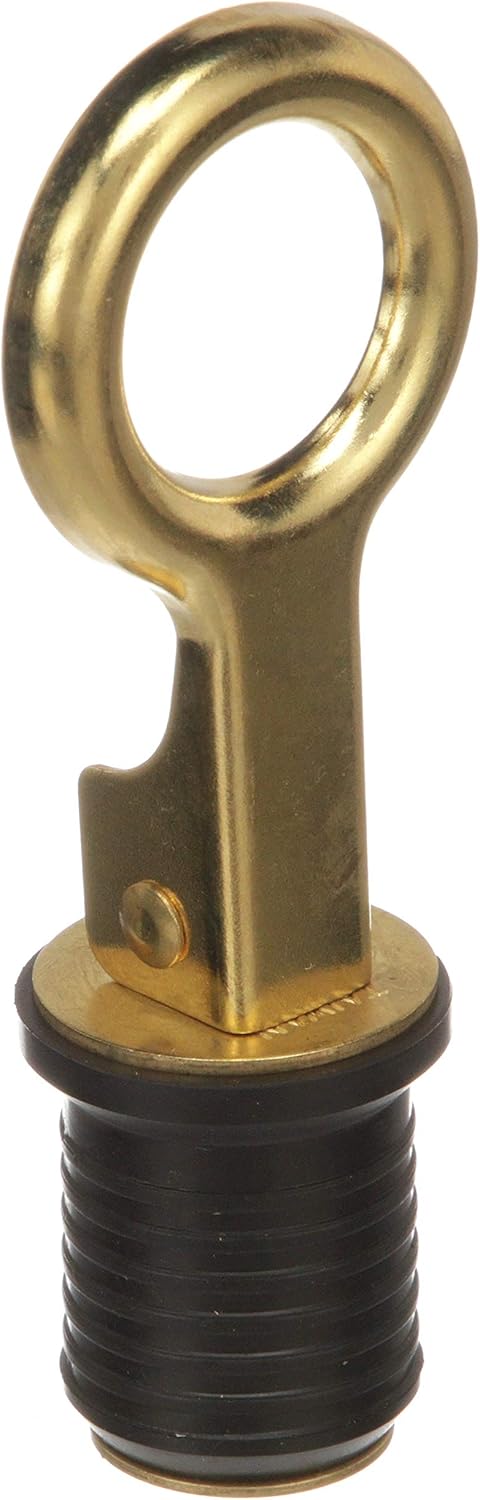 Attwood Snap-Handle Drain Plug - Durable Design for Easy Installation | Reliable Marine Accessory