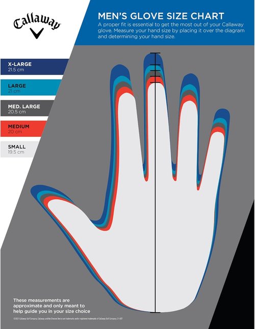 Callaway Golf Weather Spann Glove - Premium Grip & Comfort for All-Weather Play | Size Available