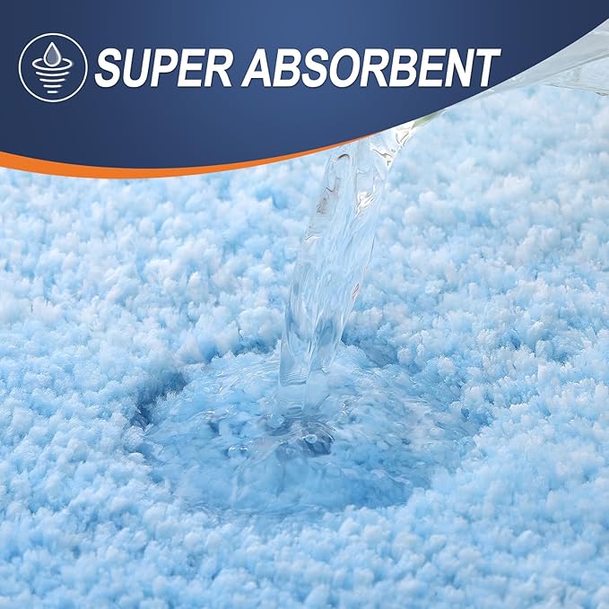 OLANLY Bathroom Rugs Mat 44x32, Extra Soft Absorbent Microfiber Bath Rugs, Rubber Backing, Quick Dry, Machine Washable Bath Mats for Bathroom Floor, Tub and Shower, Home Decor Accessories, Sky Blue