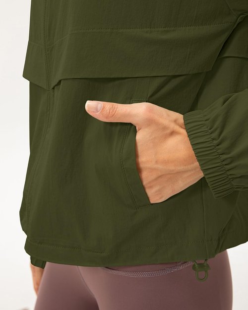Locachy Women's Athletic Jacket - Lightweight Zip-Up with Stand Collar | Windproof & Sun Protection
