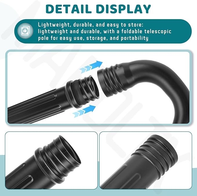 Gutter Cleaning Attachment Kit- Replace AGC1000, Compatible with EGO LB5300, LB5750, LB5800, LB6150, LB6500, LB6700, and LB7650 Leaf Blowers